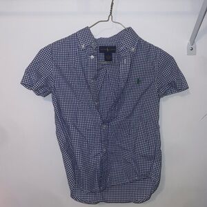 Ralph Lauren Boys Blue Casual Button Down Shirt